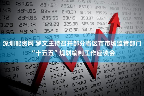 深圳配资网 罗文主持召开部分省区市市场监管部门 “十五五”规划编制工作座谈会